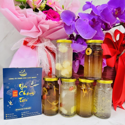 SET 6 HŨ YẾN CHƯNG TƯƠI SIZE 150ML - 22GRAM YẾN TƯƠI