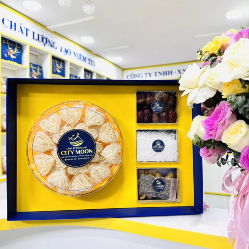 Hộp Quà Tinh Chế Sợi Khuôn Trái Tim Loại 100gram