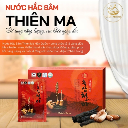 NƯỚC HẮC SÂM THIÊN MA HÀN QUỐC