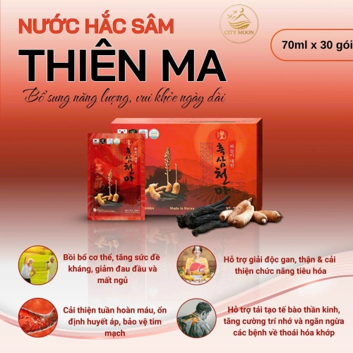 NƯỚC HẮC SÂM THIÊN MA HÀN QUỐC