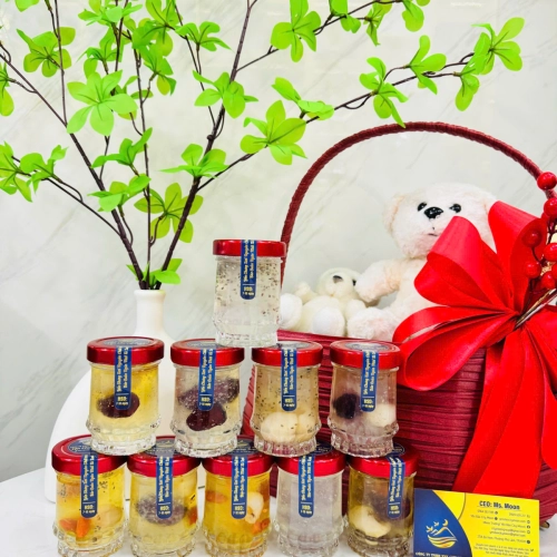 SET 10 HŨ YẾN CHƯNG TƯƠI SIZE 75ML- 10GRAM YẾN TƯƠI