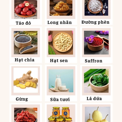 SET 6 HŨ YẾN CHƯNG TƯƠI SIZE 100ML- 16GRAM YẾN TƯƠI