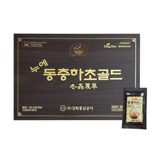 NƯỚC ĐÔNG TRÙNG HẠ THẢO HỘP GỖ ĐEN CAO CẤP KANG HWA HÀN QUỐC