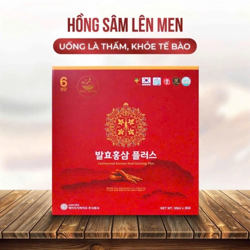 HỒNG SÂM LÊN MEN
