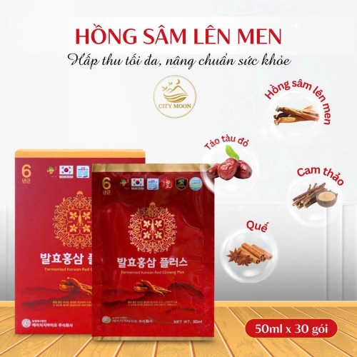 HỒNG SÂM LÊN MEN
