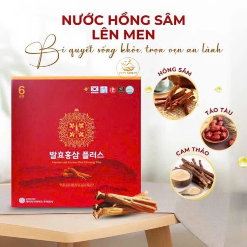 HỒNG SÂM LÊN MEN