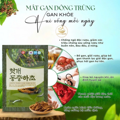 NƯỚC UỐNG THẢI ĐỘC MÁT GAN ĐÔNG TRÙNG HẠ THẢO KGF 