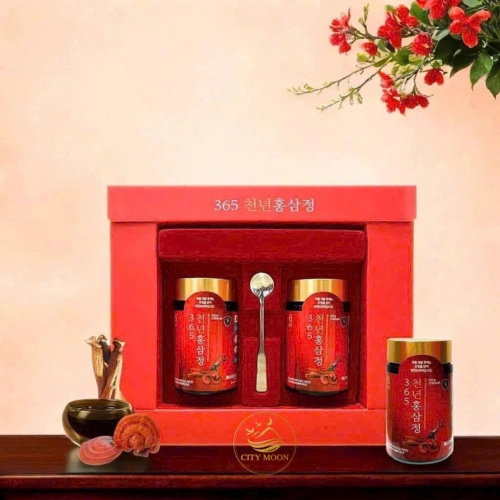 CAO HỒNG SÂM NHUNG HƯƠU LINH CHI 365 - 2 LỌ