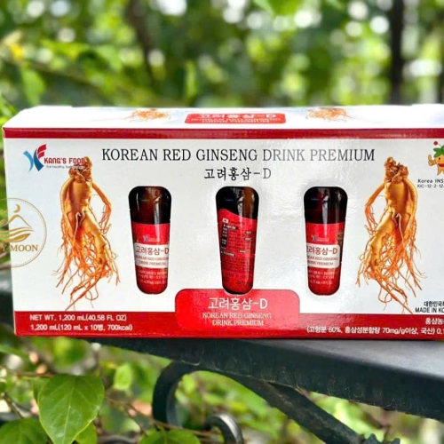 NƯỚC HỒNG SÂM CÓ CỦ SÂM TƯƠI KANGFOOD HÀN QUỐC