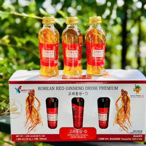 NƯỚC HỒNG SÂM CÓ CỦ SÂM TƯƠI KANGFOOD HÀN QUỐC