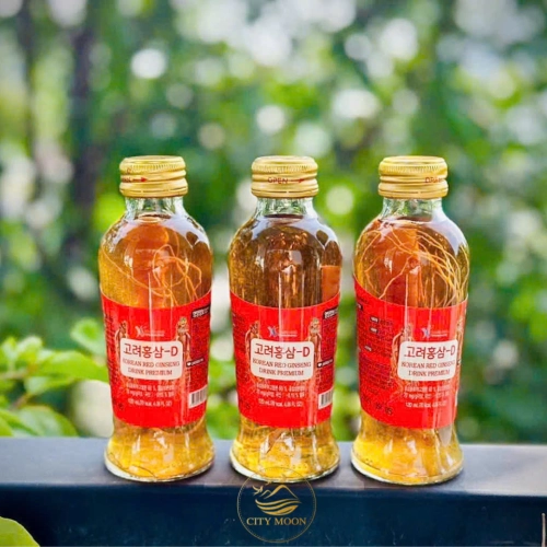 NƯỚC HỒNG SÂM CÓ CỦ SÂM TƯƠI KANGFOOD HÀN QUỐC