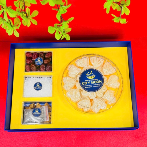 Hộp Quà Tinh Chế Sợi Khuôn Trái Tim Loại 100gram