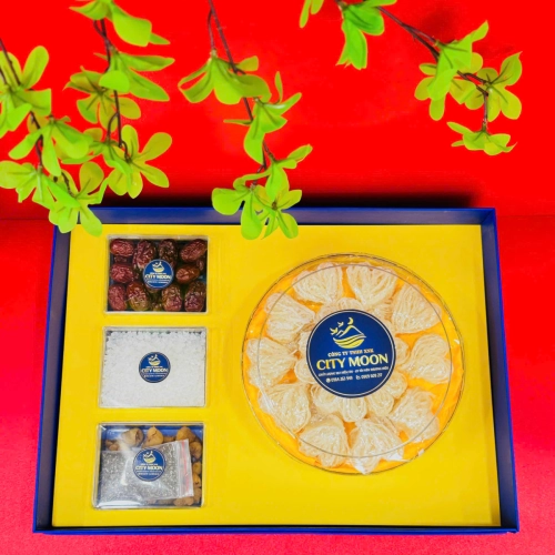 Hộp Quà Tinh Chế Sợi Khuôn Trái Tim Loại 100gram