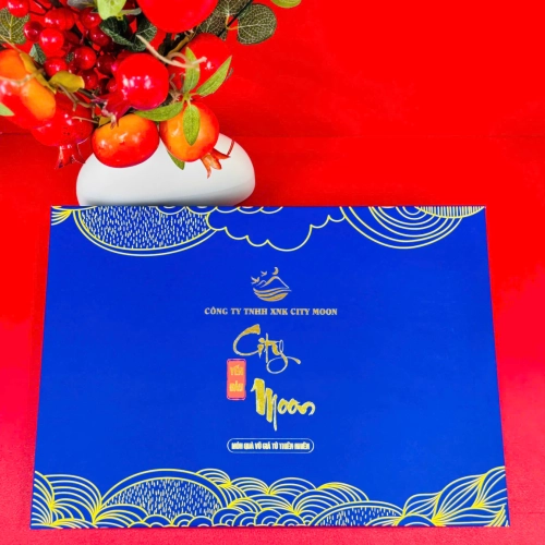 Hộp Quà Tinh Chế VIP Khuôn Lá Giữ Chân Hai Đầu Loại 50gram