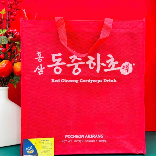 NƯỚC HỒNG SÂM ĐÔNG TRÙNG HẠ THẢO BỔ PHỔI POCHEON HÀN QUỐC 