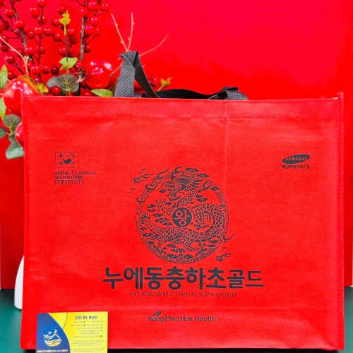 NƯỚC ĐÔNG TRÙNG HẠ THẢO HỘP GỖ CAO CẤP GOLD KING HÀN QUỐC