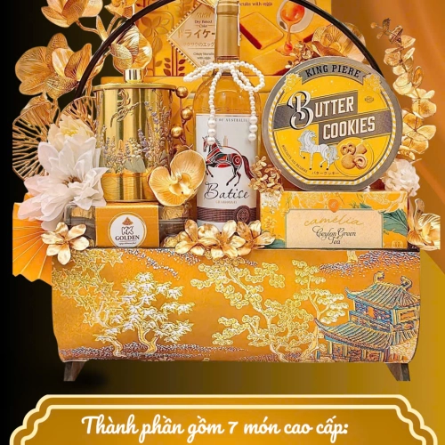 GIỎ QUÀ TẾT HOÀNG KIM THỊNH VƯỢNG - HKTV