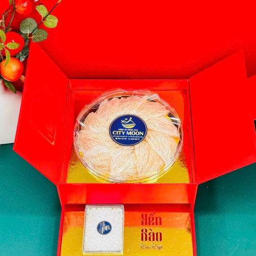 Hộp Quà Hai Tầng Tinh Chế 100% Sợi Gân Loại 100gram