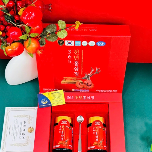 CAO HỒNG SÂM NHUNG HƯƠU LINH CHI 365 - 2 LỌ