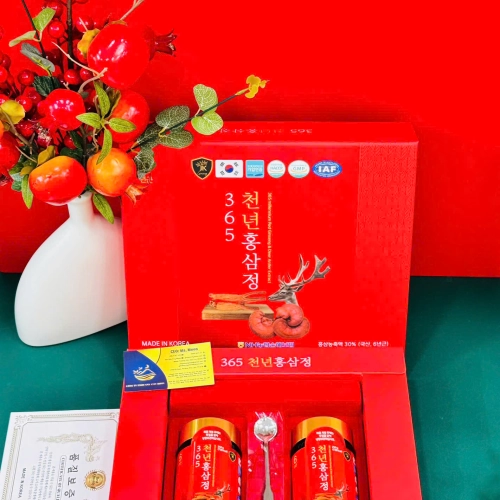 CAO HỒNG SÂM NHUNG HƯƠU LINH CHI 365 - 2 LỌ