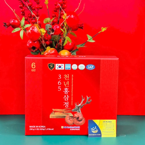 CAO HỒNG SÂM NHUNG HƯƠU LINH CHI 365 - 2 LỌ
