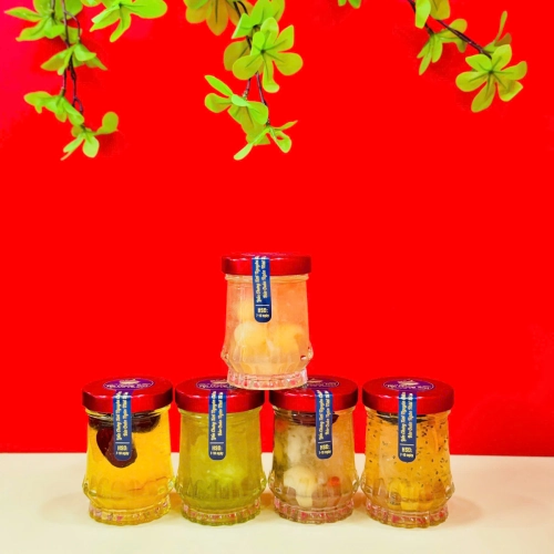 SET 5 HŨ YẾN CHƯNG TƯƠI SIZE 100ML- 16GRAM YẾN TƯƠI