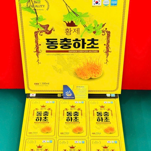 NƯỚC ĐÔNG TRÙNG HẠ THẢO HOÀNG ĐẾ EMPEROR CORDYCEPS MILITARIS HÀN QUỐC
