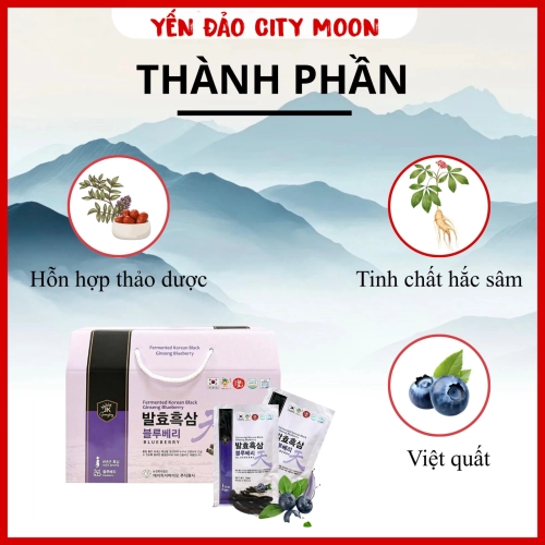 NƯỚC HẮC SÂM VIỆT QUẤT LÊN MEN
